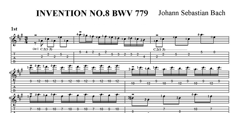 ���n���E�[�o�X�e�B�A���E�o�b�n�@�C���x���V���� No.8 BWV 779 1st