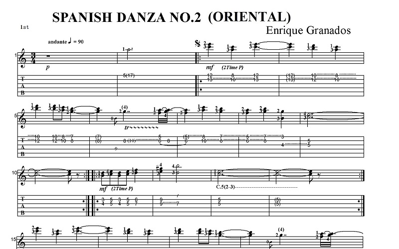 �O���i�h�X�@�X�y�C�����ȑ�Q�ԁ@�I���G���^�� ��d�t 1st